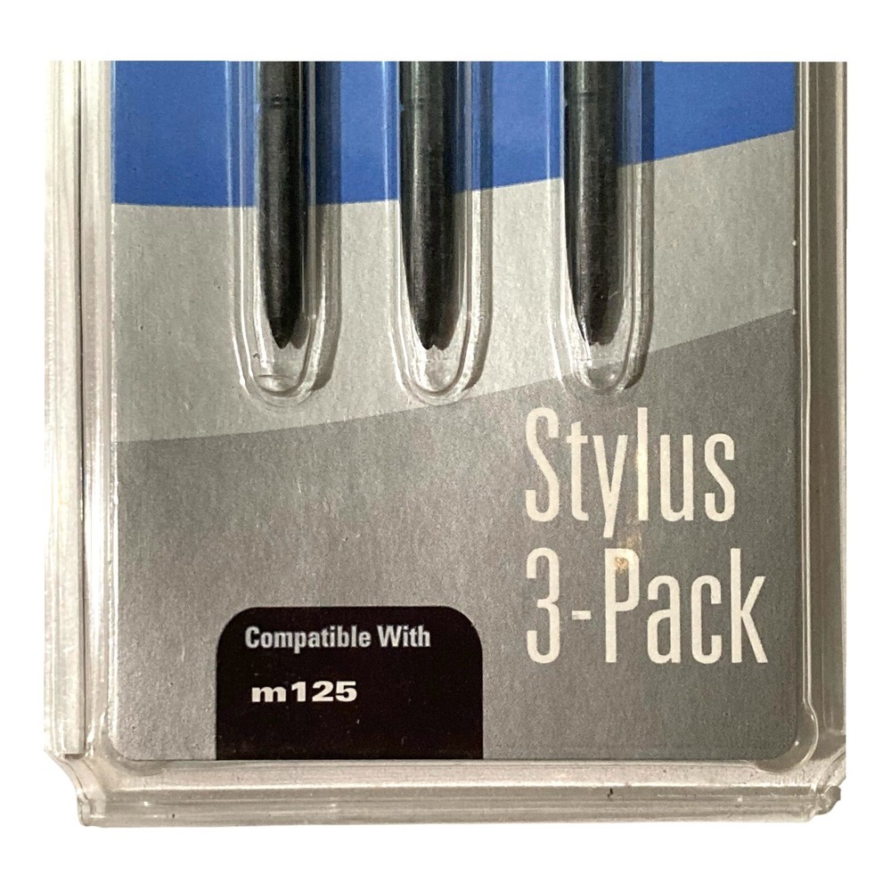 PDA Replacement Stylus 3-Pack for Palm m125 Handheld, New Sealed