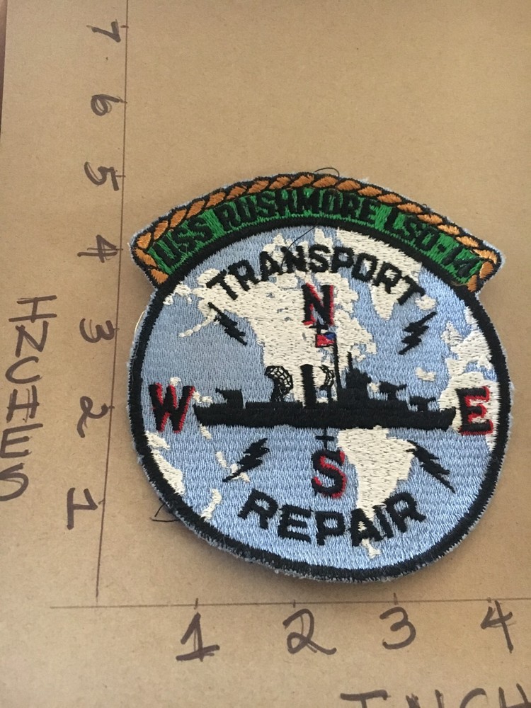US Navy USS Rushmore LPD-14 patch 4/22/25