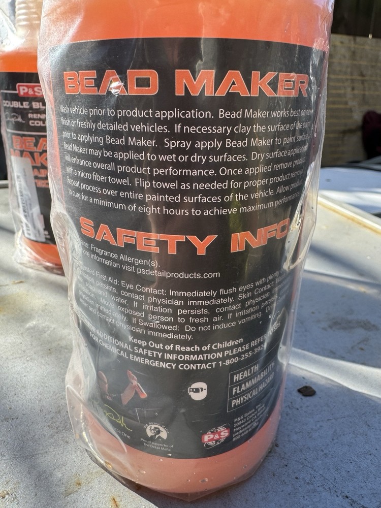 P&S Double Black Collection Bead Maker Paint Protectant 32oz 2 Pack CP