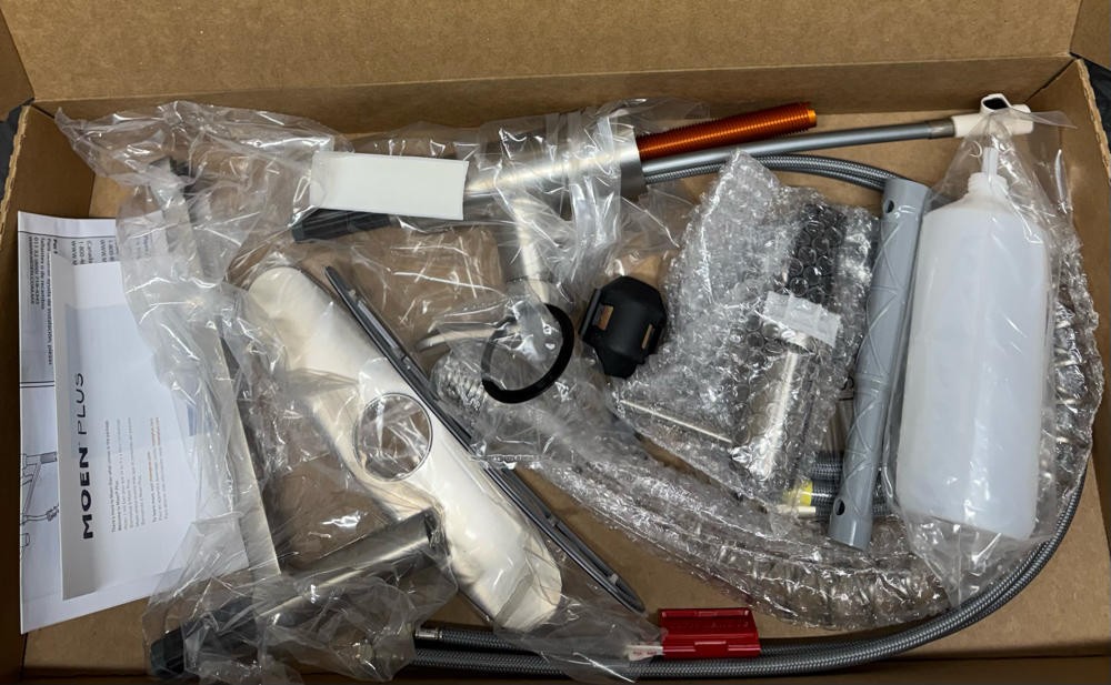 Moen 87807SRS Edwyn Pre-Rinse Spring Pulldown Kitchen Faucet, Stainless