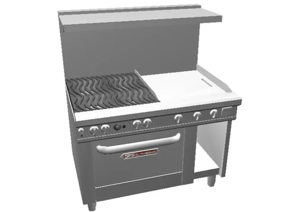 Southbend 4482DC-2GL 48" Ultimate Range - Wavy Grates & Standard Oven