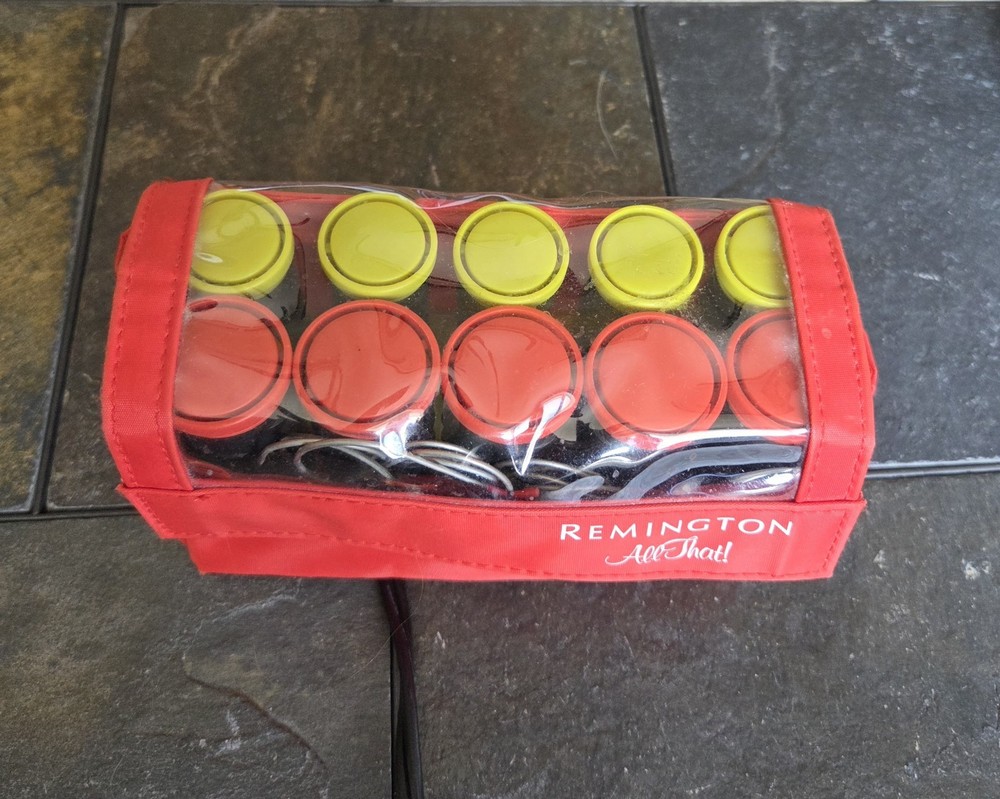 REMINGTON ALL THAT TRAVEL ROLLERS CURLERS WITH CASE & CLIPS