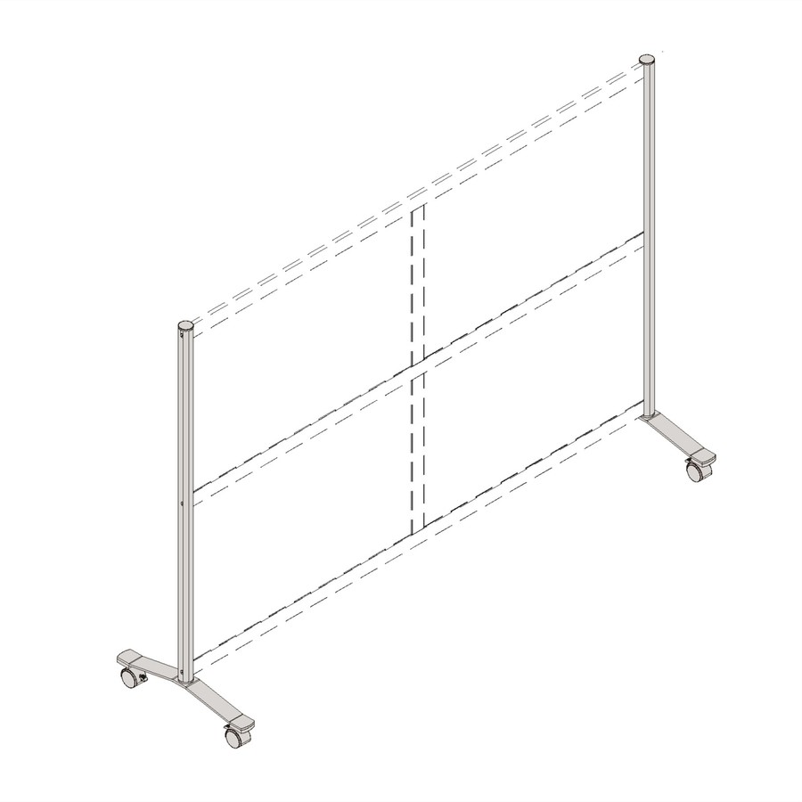 Lorell Adaptable Panel Legs (llr-90272) (llr90272)