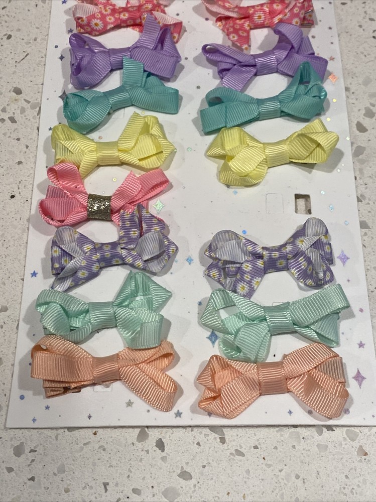 baby barrettes 18 Total