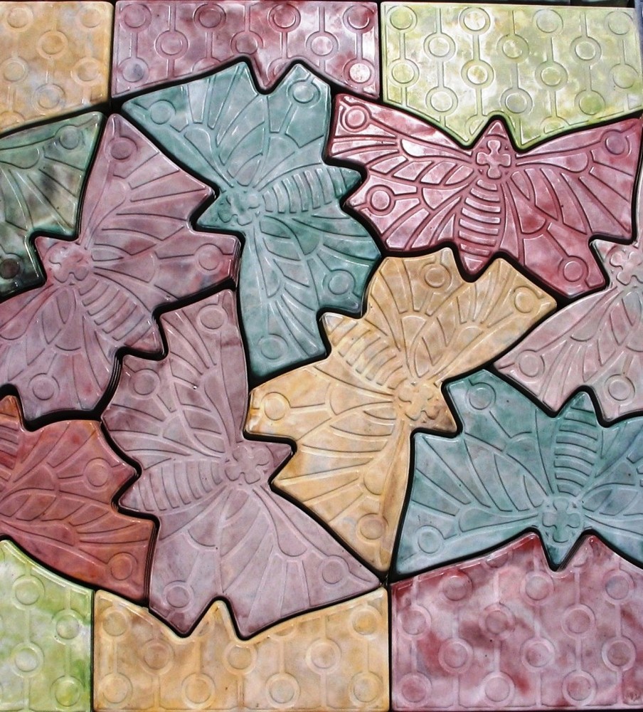 Concrete mold Butterfly Stepping Stone moth Cement garden path ABS S48