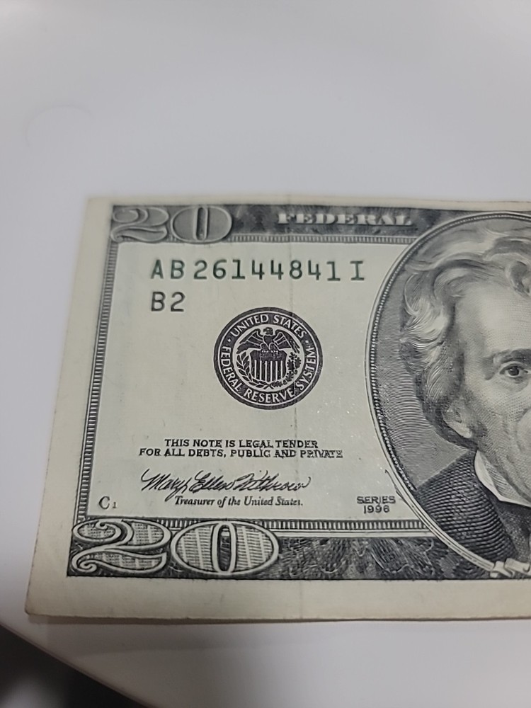 $20 AB26144841I Misprint
