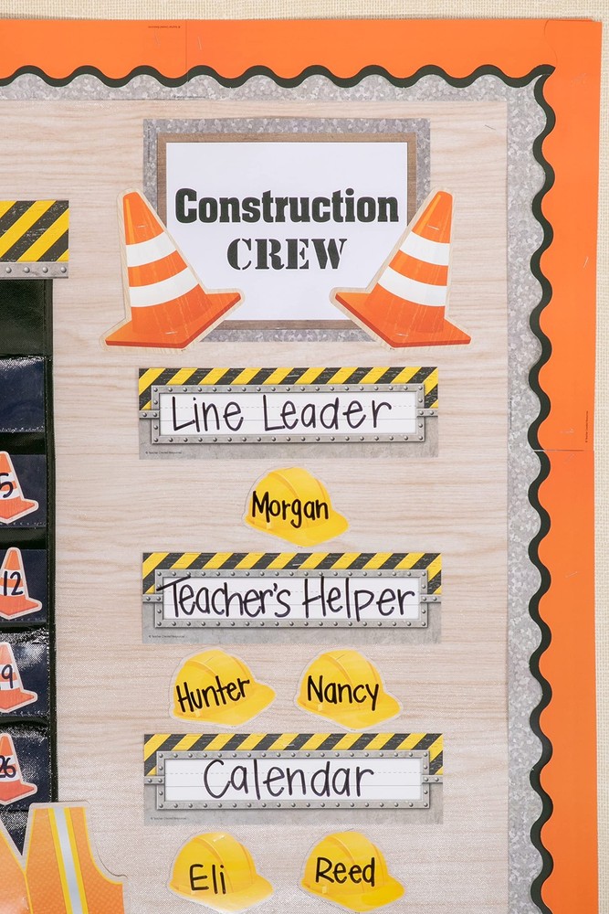Teacher Created Resources Under Construction Cones Accents (TCR8745)