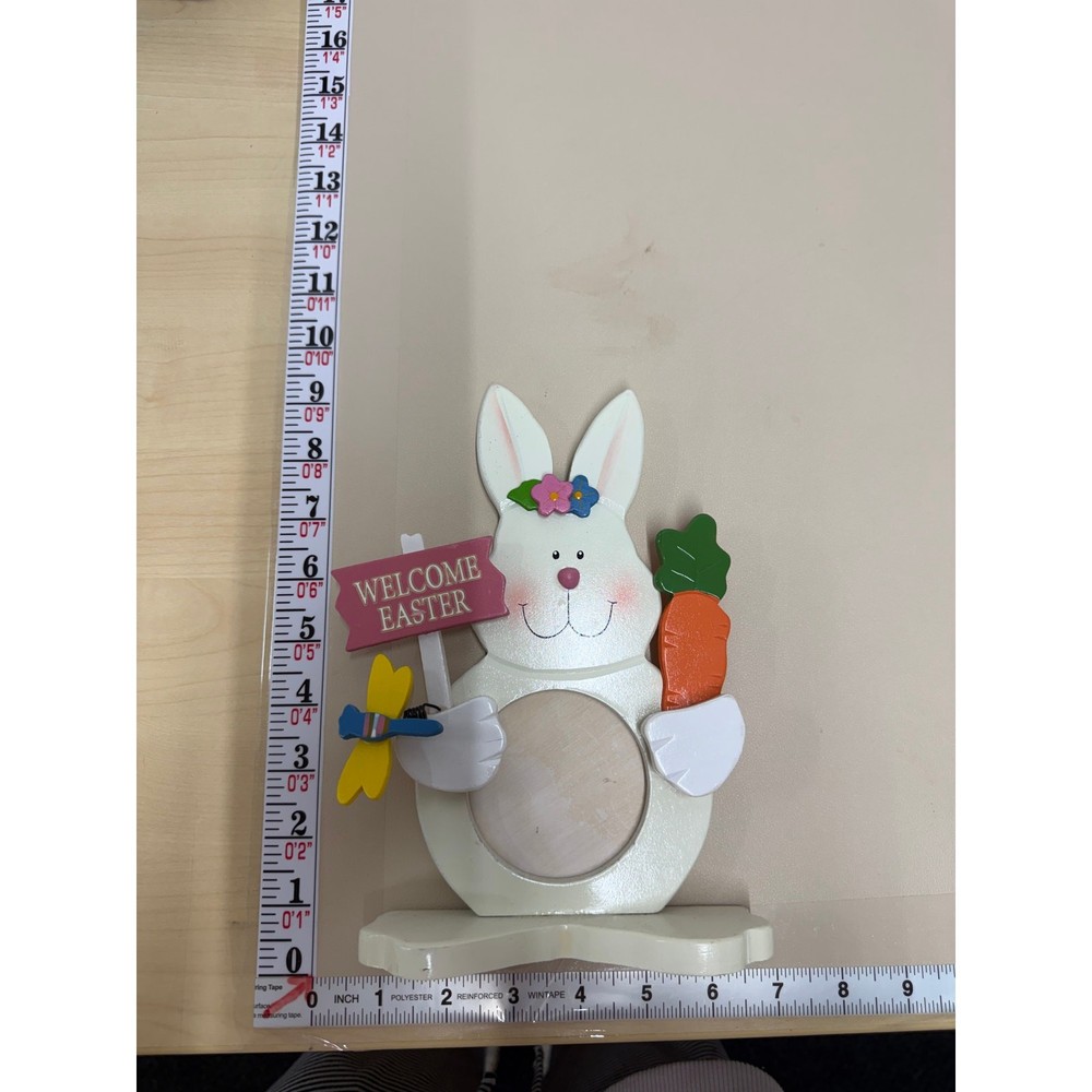 Cotton Tale Bunny Photo Frame Easter Decor