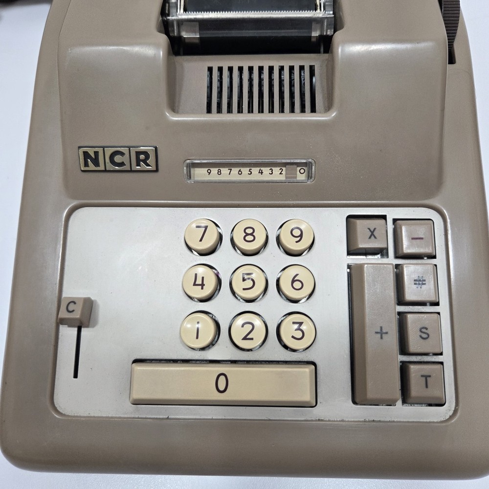 NCR 12 electromechanical adding machine (For Parts Or Repair)