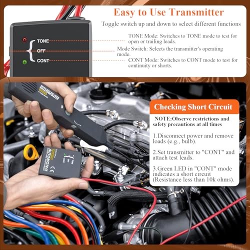 Automotive Electrical Open and Short Finder Circuit Tester Wire Tracker