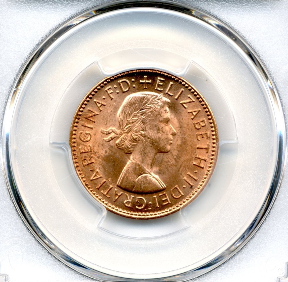 Great Britain. Half Penny. 1967 PCGS MS65 RD