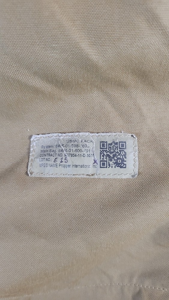 USMC Military Molle Pack Main Bag