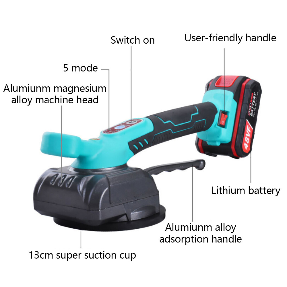 Tile Vibration Tools + Suction Cup Vibrator for Installation Tiling Vibrant 110V