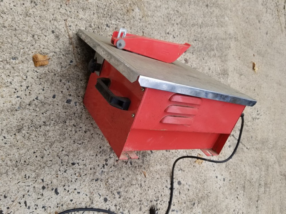 7'' Chrome Plated Bench Top Tile Saw