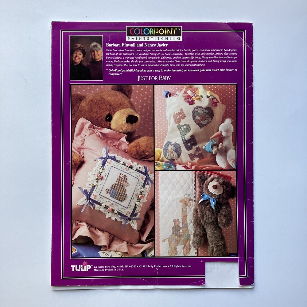 Colorpoint Paint Stitching 91225 Just For Baby Transfer Pattern Leaflet