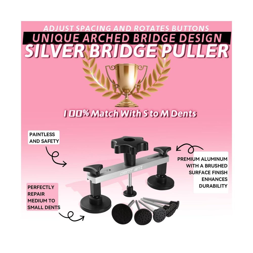 Car Dent Puller Kit, Paintless Dent Remover Tool with High Viscosity Puller T...