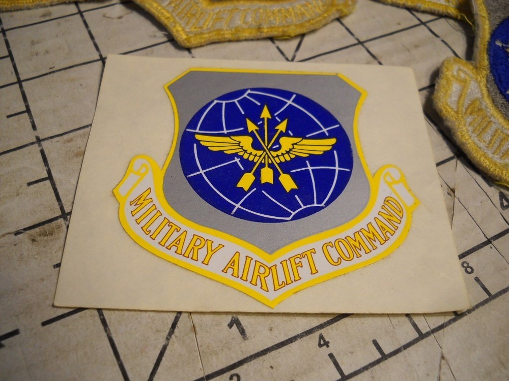 USAF Military AirLift Command patches OLD SCHOOL