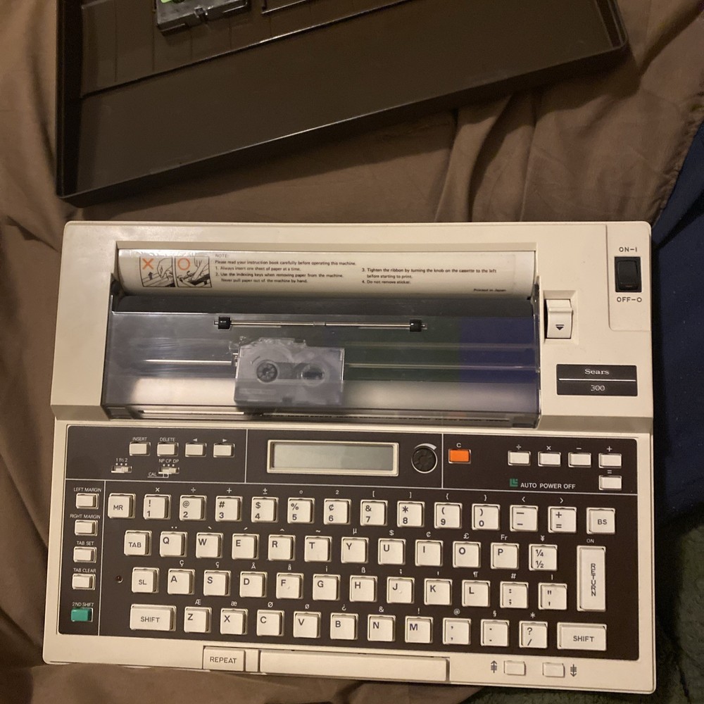 Brother EP-20 Portable Typewriter Word Processor NOS