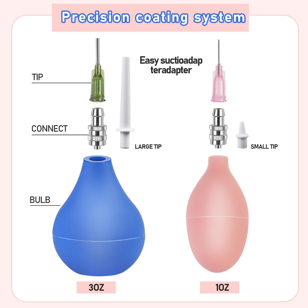 150 PCS Pottery Tools Supplies Ceramic Precision Applicator, Multicolor