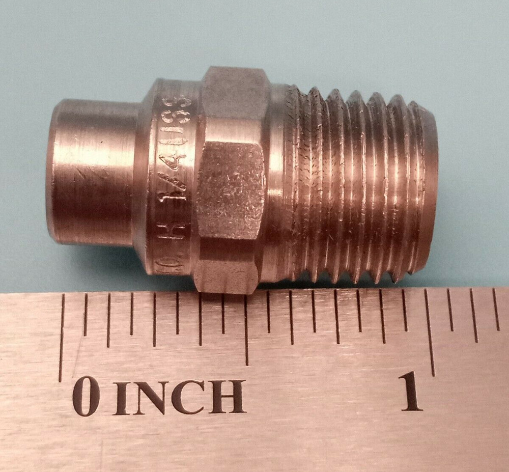 Threaded SS0010 Spray Nozzle Stainless Steel H 1/4 US3 SSCO SS-0010