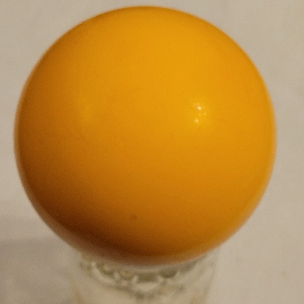 Vintage Number 1 Solid Yellow Replacement Pool Ball Billiard