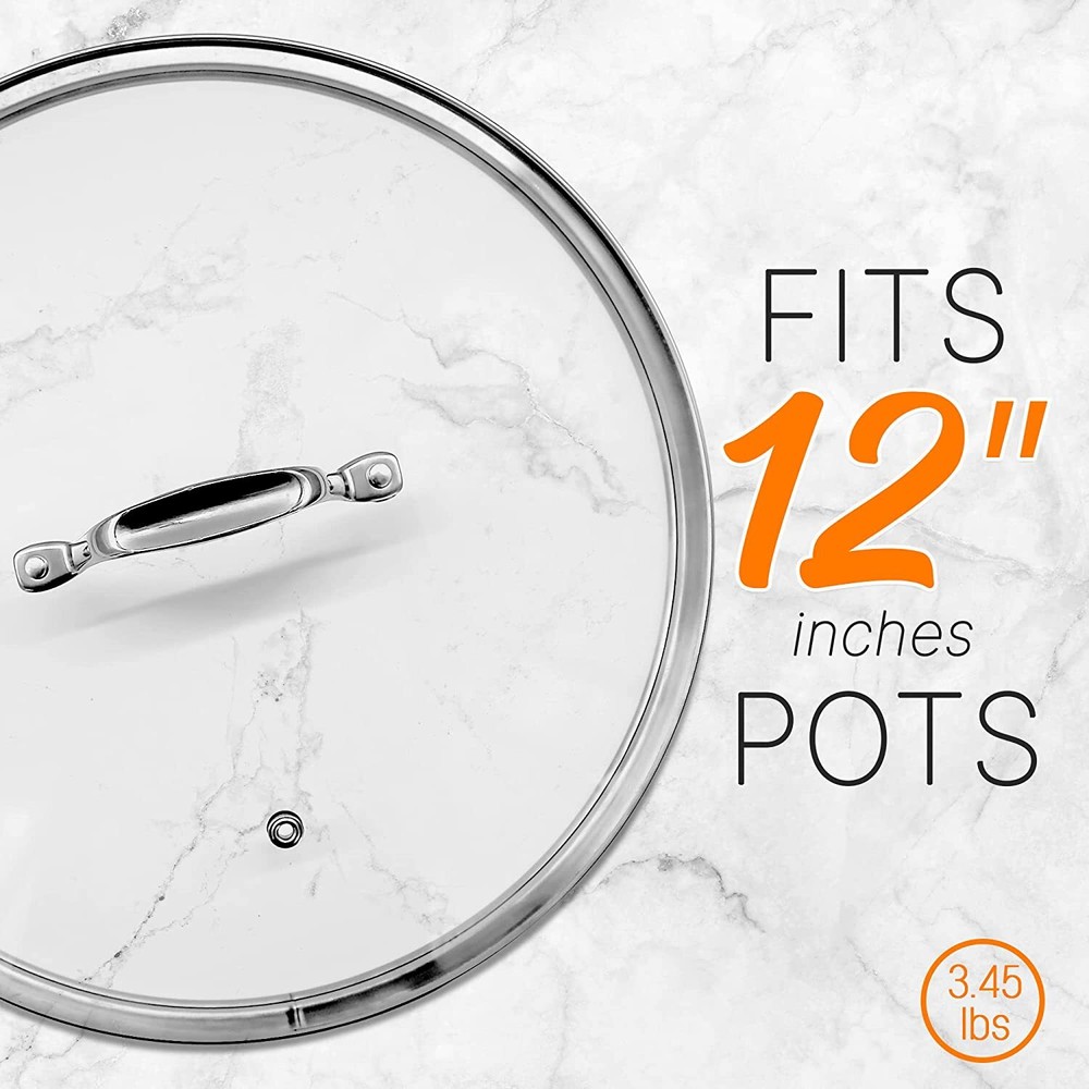 Nutrichef NCSP20LID Cookware Stockpot Lid