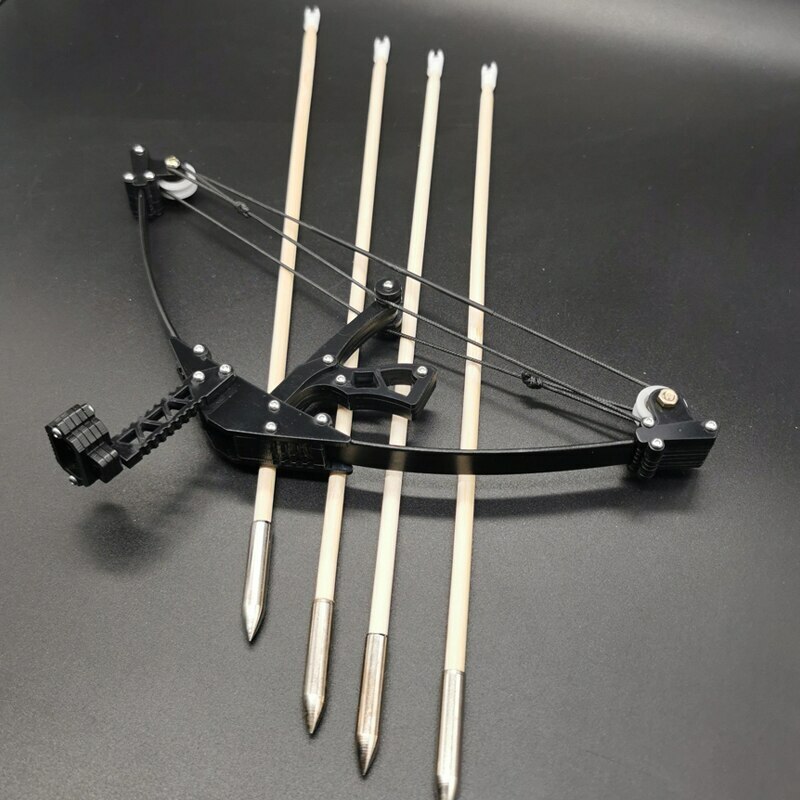 Mini Compound Bow Short Axis Triangle Bow Archery Powerful Stainless Steel Bow