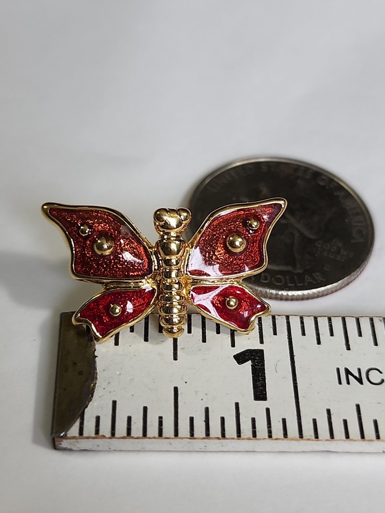 Monet Butterfly Lapel Hat Jacket Pin