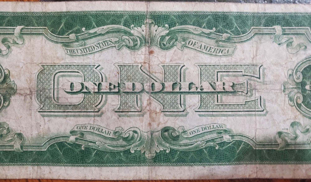 1928 B $1 Dollar Funny Back Silver Certificate Note AG -Fair Condition