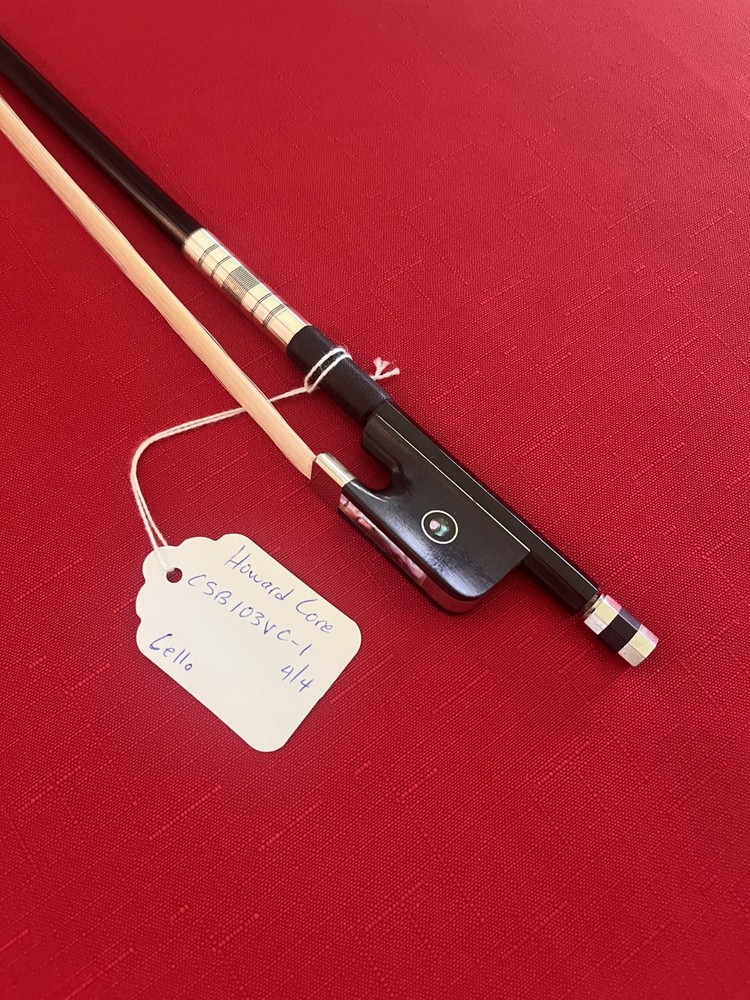 HOWARD CORE CSB103VC - Select 100 Series Cello Bow - Black, 4/4 Size