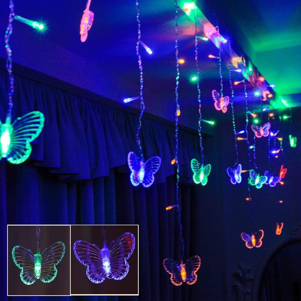 8 Modes 120 LED 19.7FT Firefly Twinkle Timer String Lights with Remote,Butter...