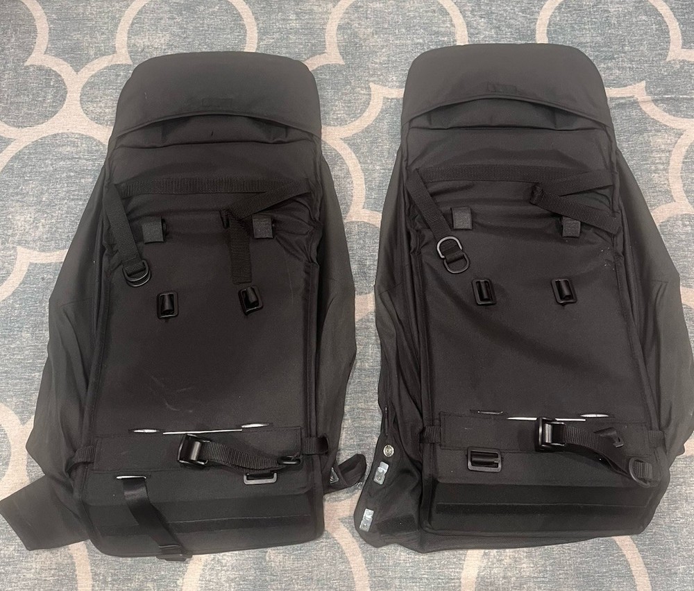 MomPush Lithe X2 Stroller Replacement Seat Set With Harnesses - Black