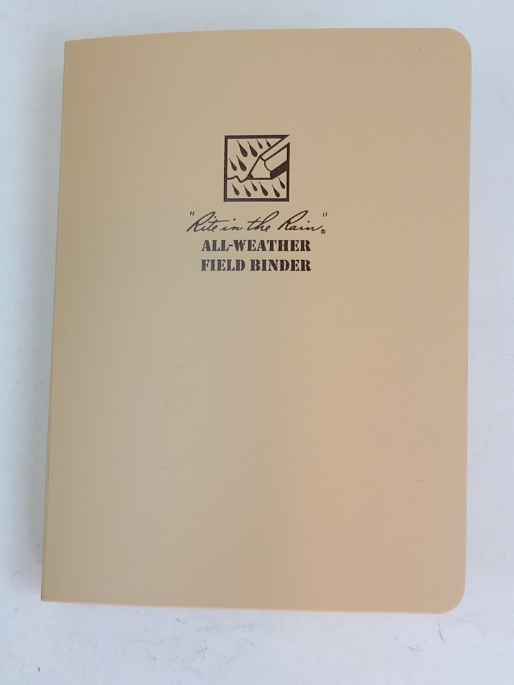Rite in the Rain 9200T 6 Ring 1/2 in Tan Binder