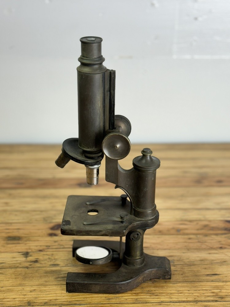 VINTAGE EARLY 1900'S SPENCER BRASS MICROSCOPE