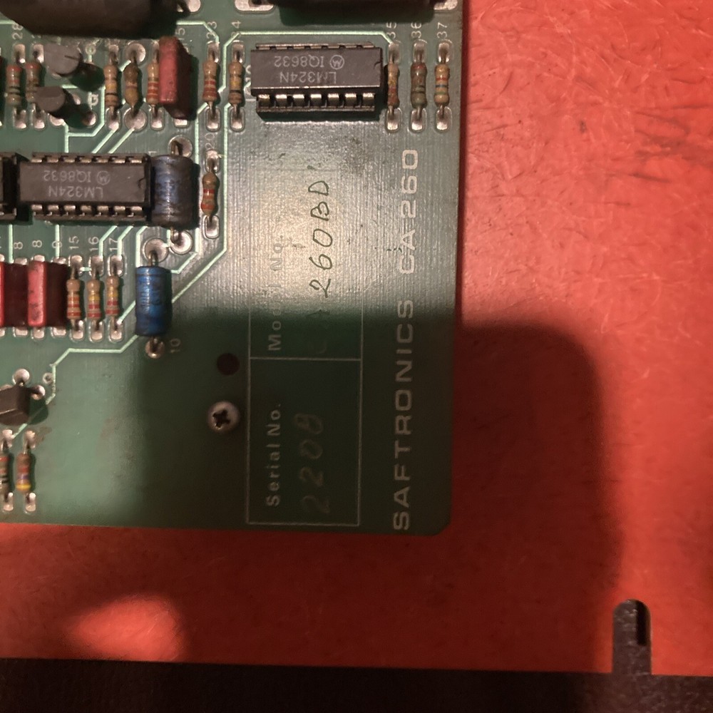 Saftronics Soft Starter Control Board. 480V, CA260BD