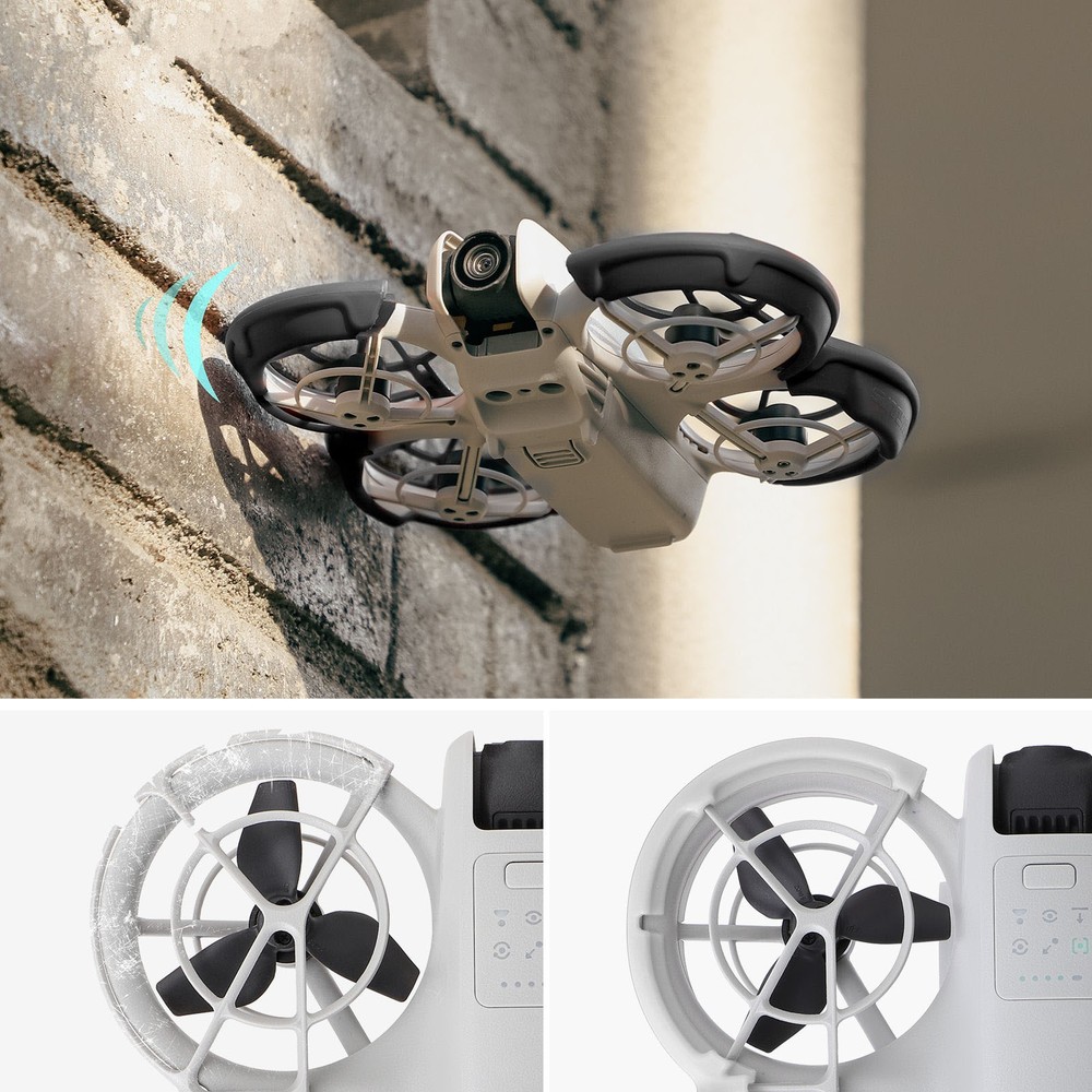 1 Pair Propeller Guard Bumper Protective Ring Accessories For DJI NEO Drone uu