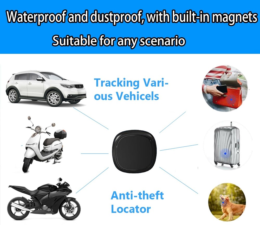 GPS Tracker for Vehicles,Car Device Hidden Vehicles,Tracker...