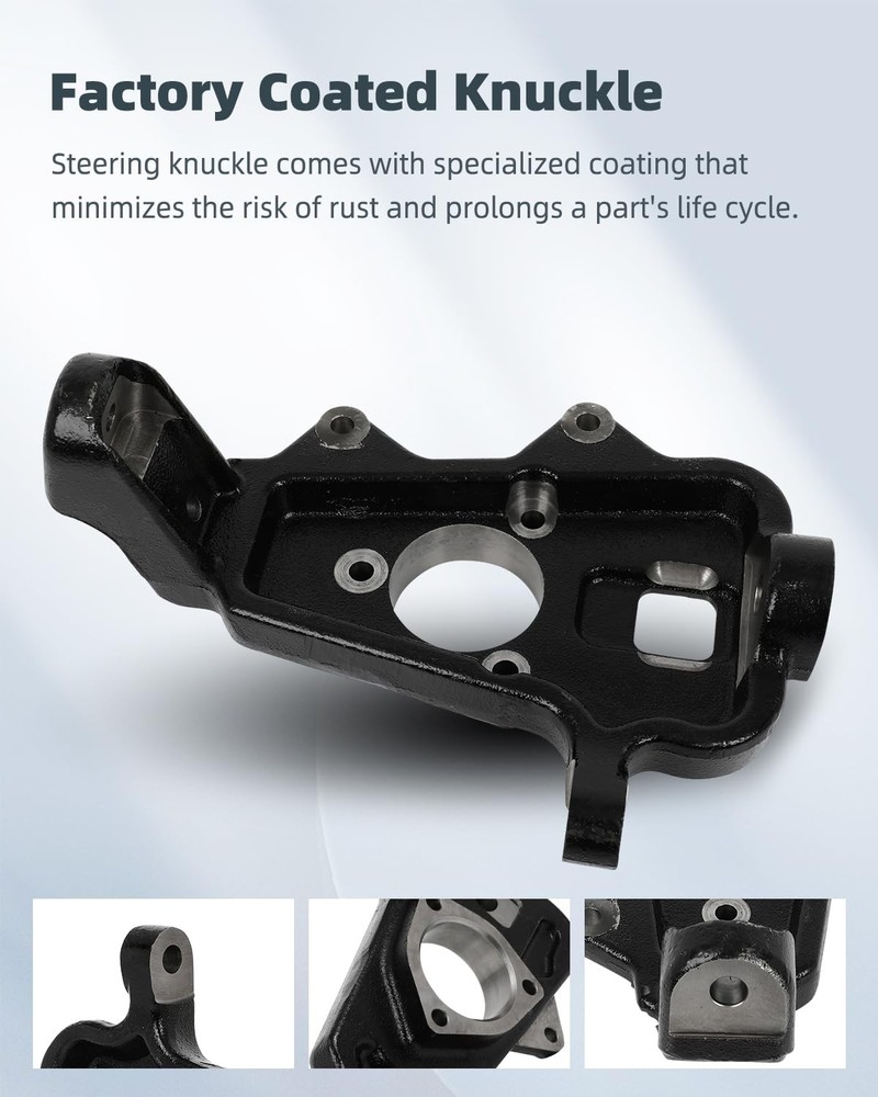 Front Steering Knuckle 2" Drop Spindles Both Sides Fit Ram 1500 2002-2018