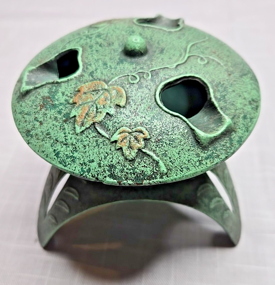 Incense Burner Nambu Ironware Rock Casting Ashtray Showa Retro Japanese