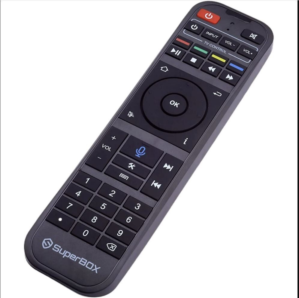 SuperBox Original New Remote Bluetooth Voice Control for S5 Max, S6 Max,Ultra