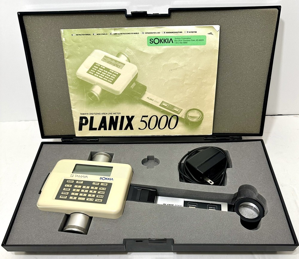 SOKKIA Tamaya Technics Super Planix 5000 Digitizing Area-Line Meter w/ Case