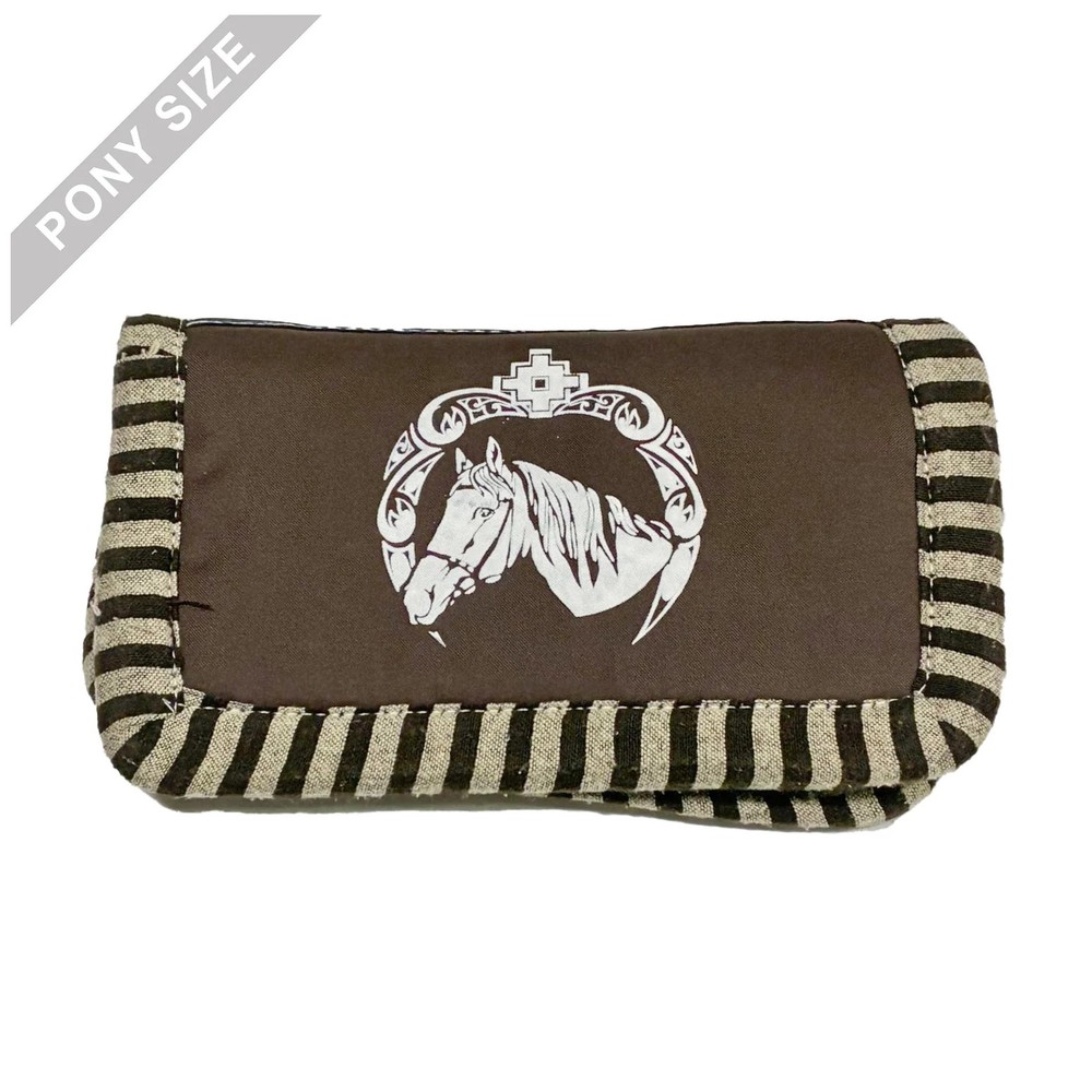 Charro Carona De Pony Brown Saddle Pad
