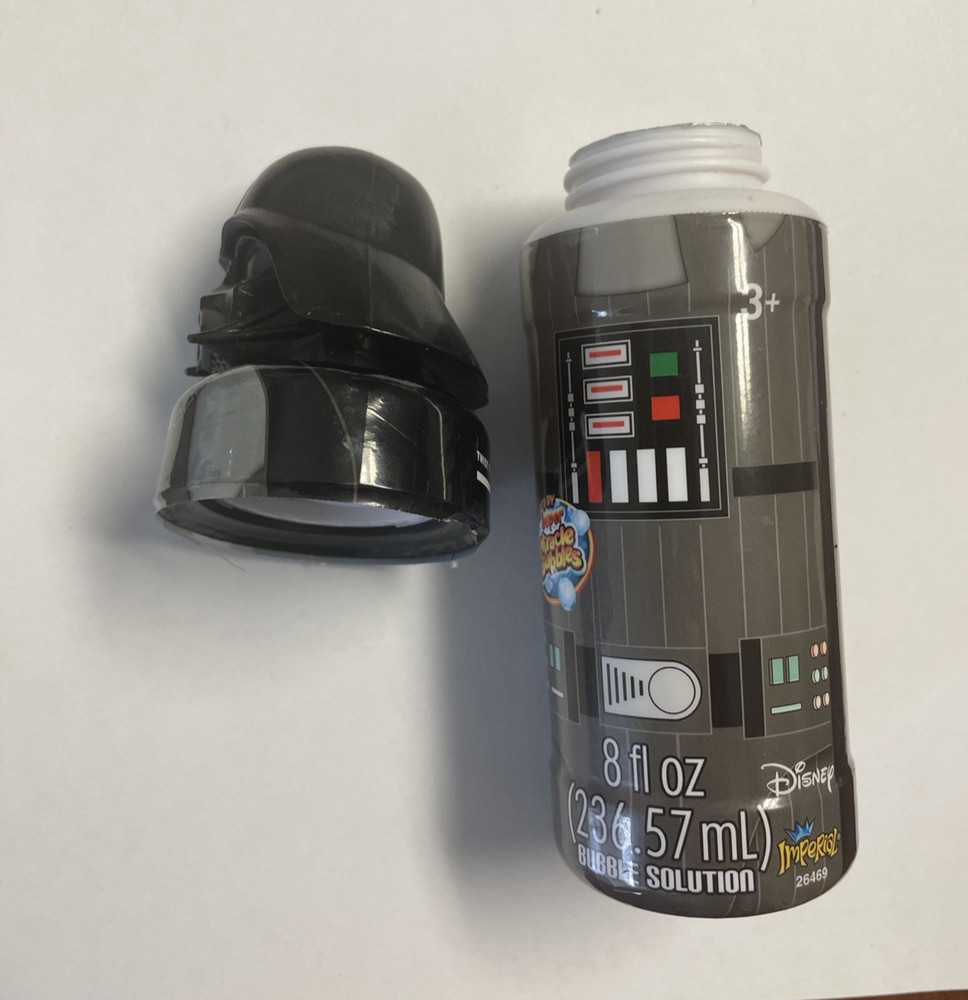 NEW Disney Star Wars Darth Vader Super Miracle Bubbles Solution 8 Fl oz.