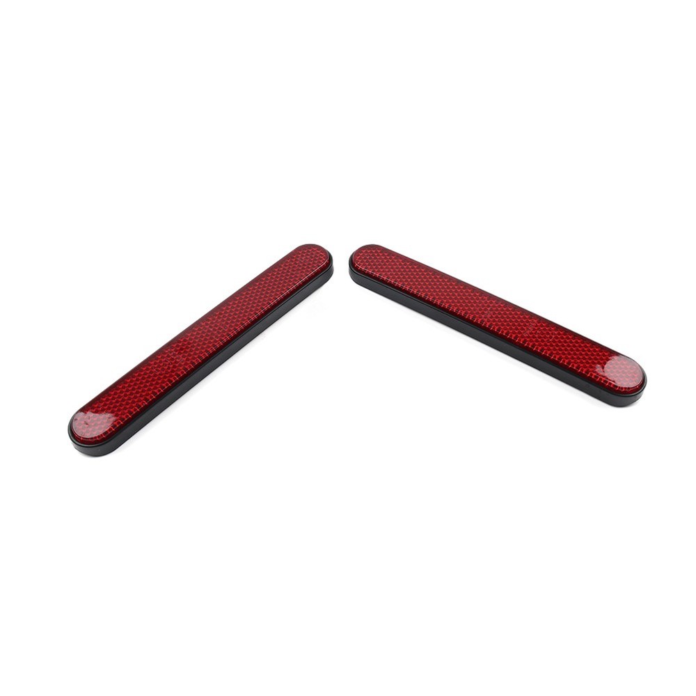 2PCS Universal Front Rear Fork Leg Reflective Reflector Sticker For Harley