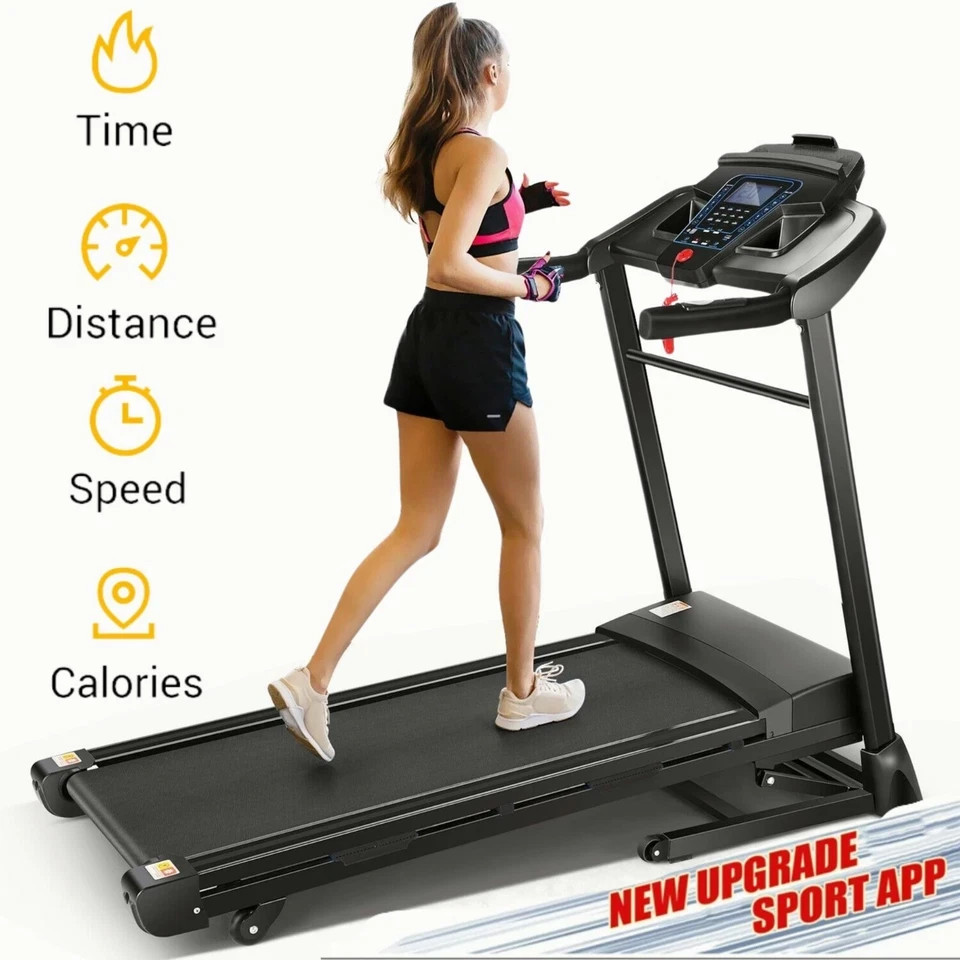 3.25HP Folding Treadmill Electric Treadmill Running Motorized Exercise Machine