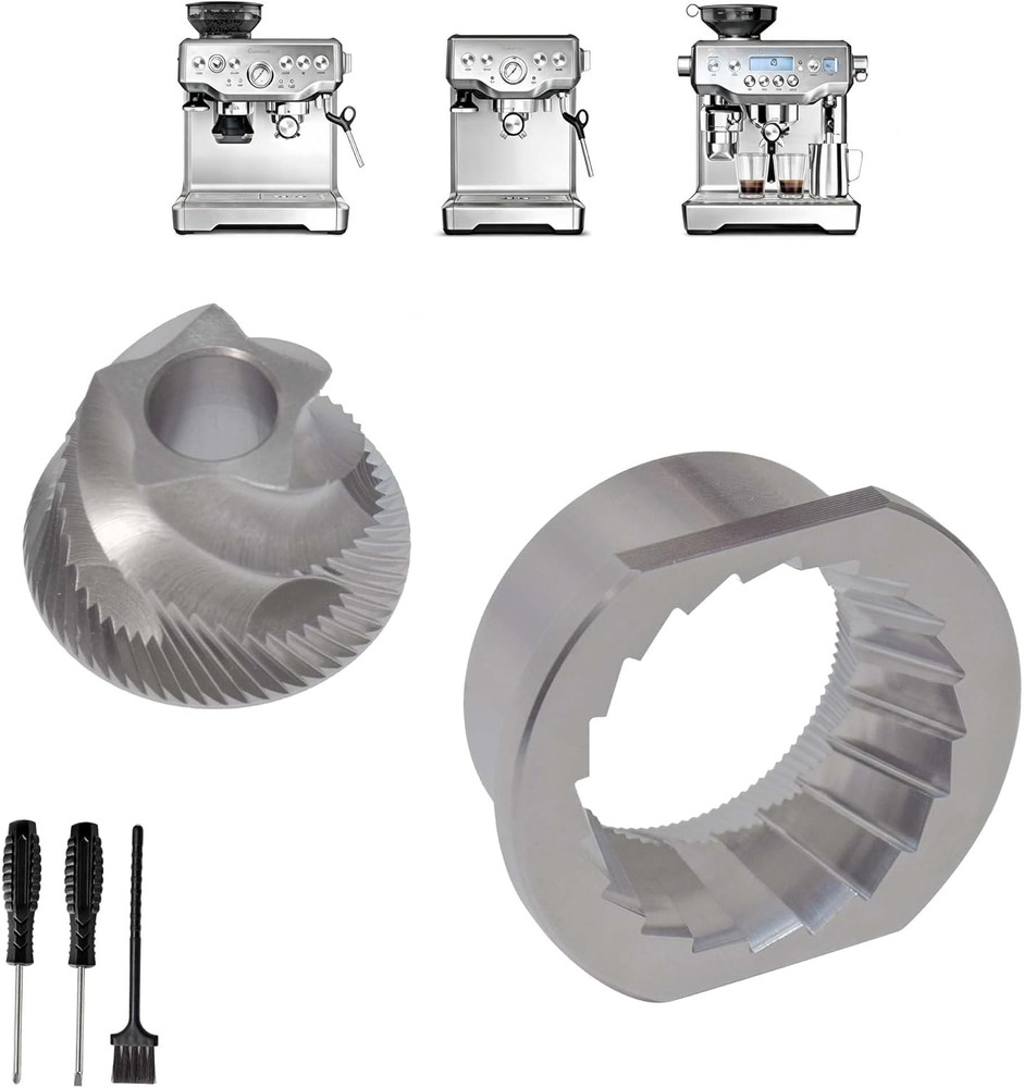 Conical Grinder Burr Set Replacement Compatible for Breville Espresso Machines C
