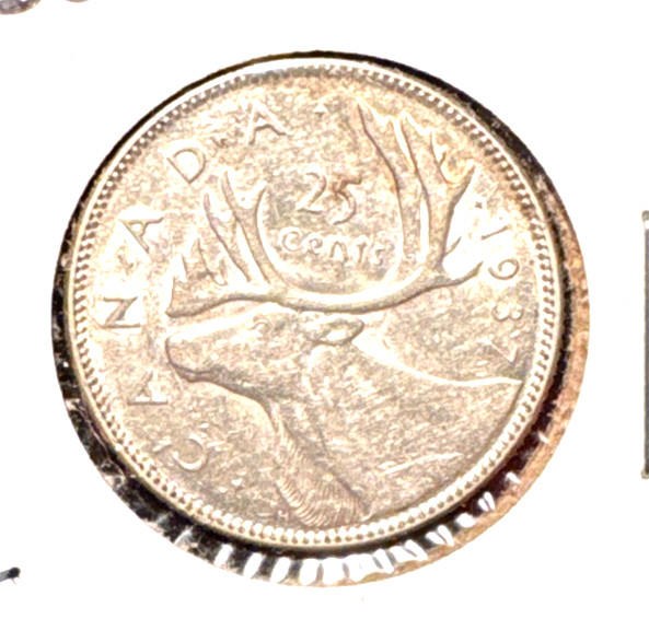 Canada 1937 quarter KM 35 AU
