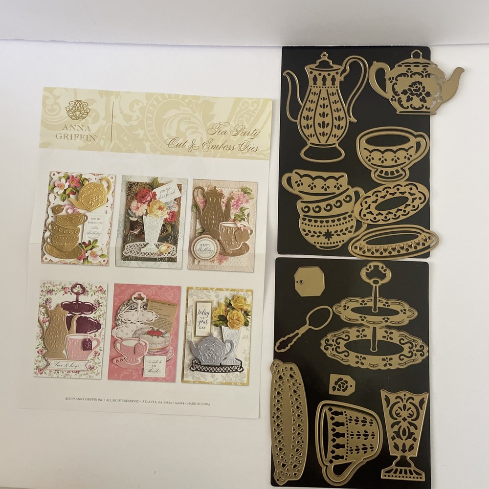 Anna Griffin Tea Party Cut & Emboss Dies