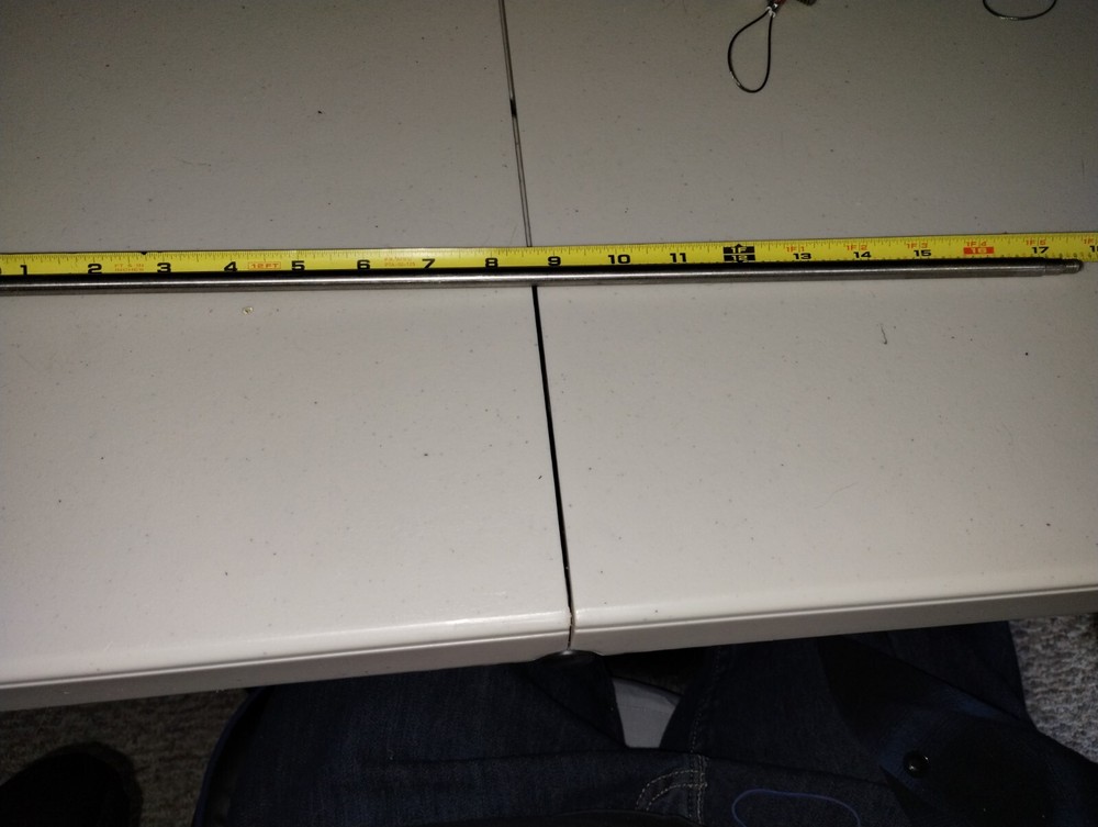 Spear Gun Spear Shaft 18inch Double Threaded