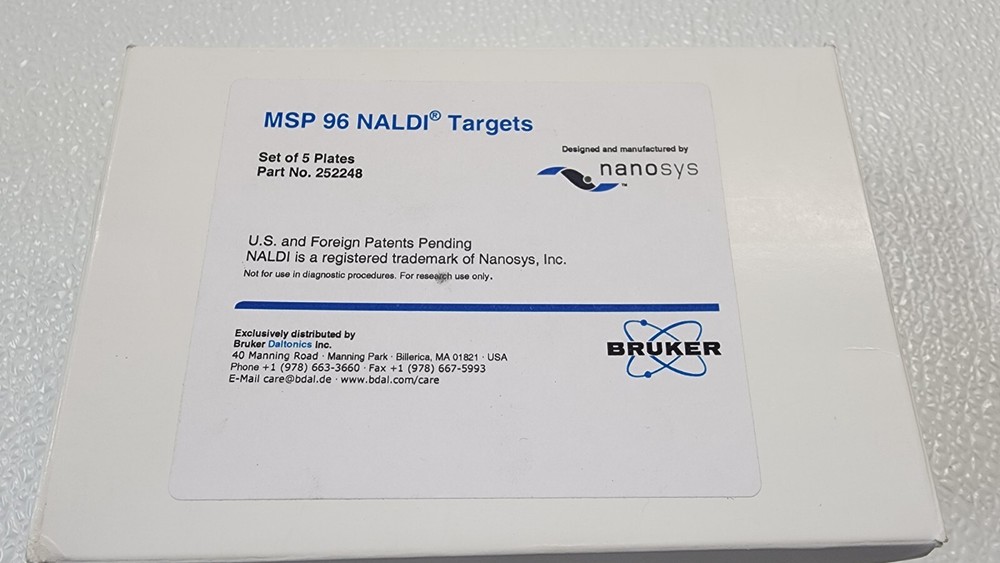 Bruker MSP 96 NALDI targets SET OF 4